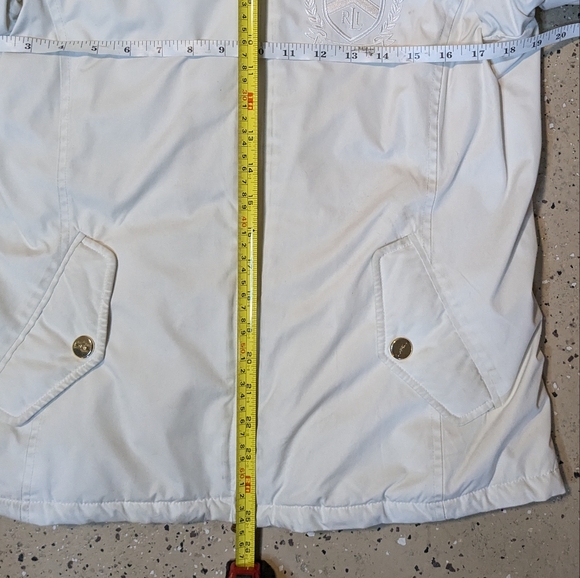 LAUREN Ralph Lauren Active Jacket Womens Medium Faux Fur Hooded Zip Pockets LRL - Picture 5 of 5